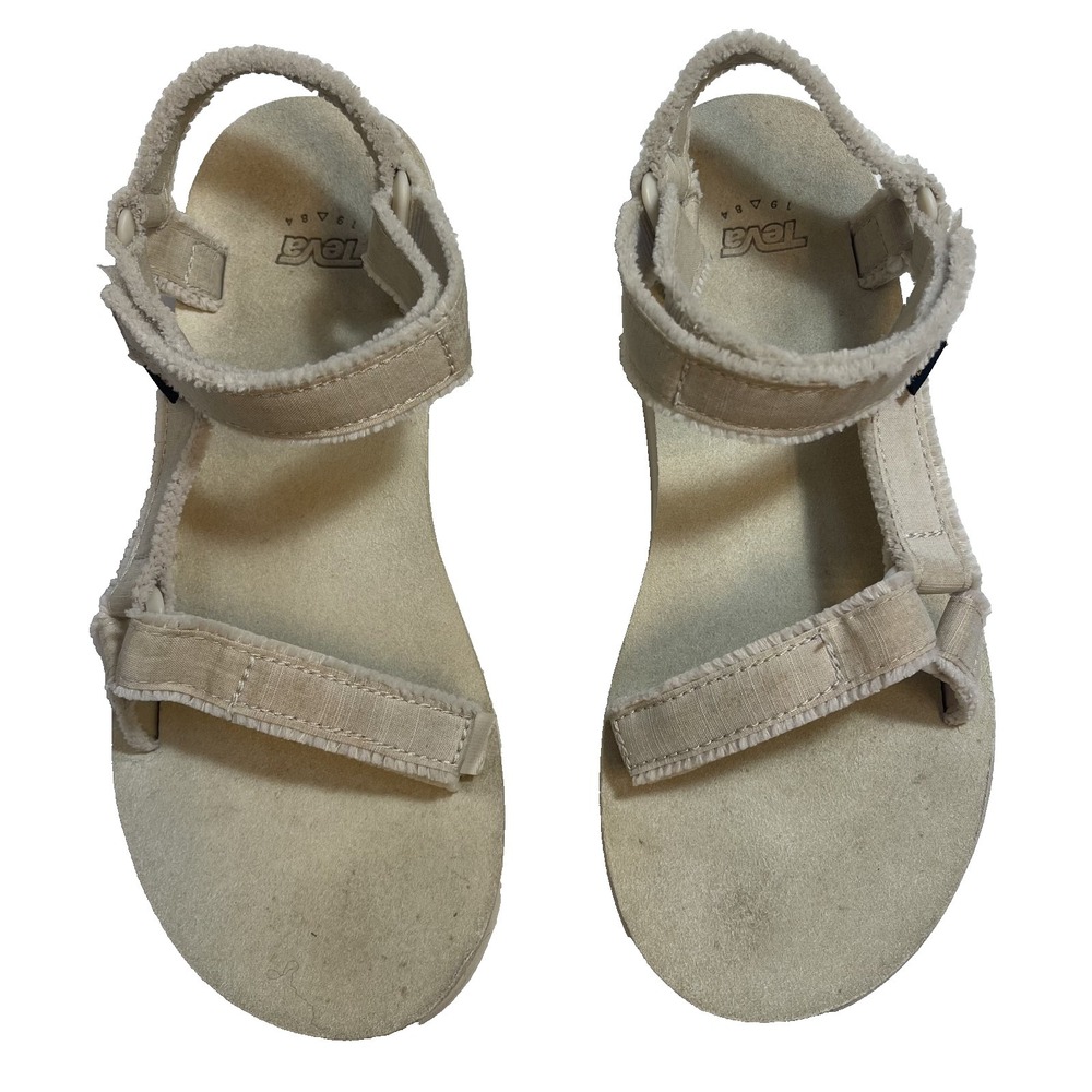 Teva Midform‎ Universal Sandals Birch White Platform Womens 8 UK 6 EU 39